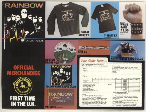 RAINBOW★Rising UK Polydor オリジナル RAINBOW☆Rising UK Polydor オリジナル